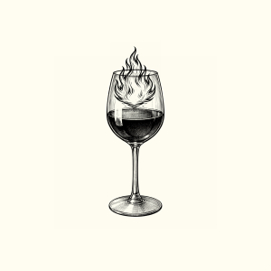 Wine Glass Illustration